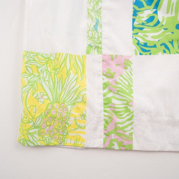 NEW LILLY PULITZER Janice Shift Dress in Resort White Lioness Patch size 2 - Picture 6 of 11